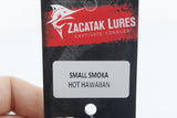 Zacatak Lures Blue Rainbow Scale Small Smoka 7" 2.5oz Skirted Hot Hawaiian