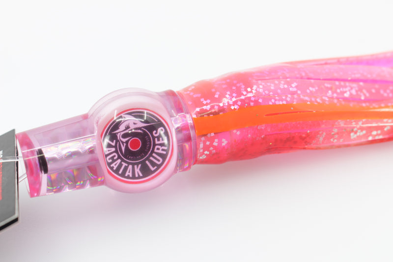 Zacatak Lures Pink Rainbow Scale Small Fatso 7" 2.4oz Skirted Pinky