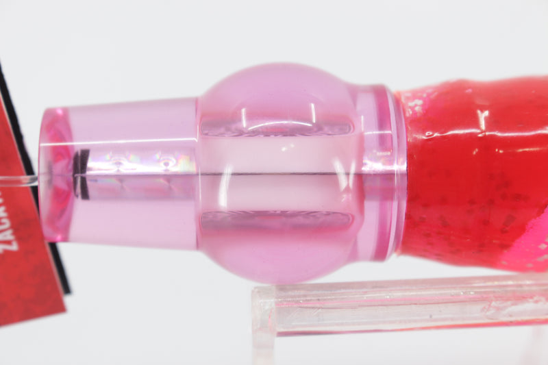 Zacatak Lures Pink Rainbow Scale Small Fatso 7" 2.4oz Skirted Pinky
