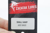 Zacatak Lures Yellow Rainbow Scale Small Vamp 7" 2.3oz Skirted Jack Mack