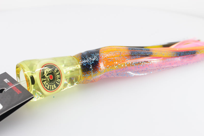 Zacatak Lures Yellow Rainbow Scale Small Vamp 7" 2.3oz Skirted Light Yellowtail
