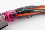 Zacatak Lures Red Rainbow Scale Small Roach 7" 1.9oz Skirted Tiger Wasp