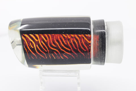 Marlin Magic Lures Red-Orange Lava Black Magic XL Henry 16" 12.5oz