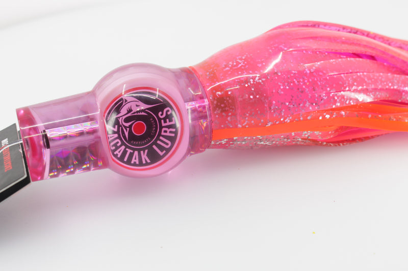 Zacatak Lures Pink Rainbow Scale Large Fatso 12" 6.7oz Skirted Pinky