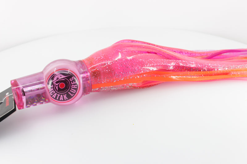 Zacatak Lures Pink Rainbow Scale Large Fatso 12" 6.7oz Skirted Pinky