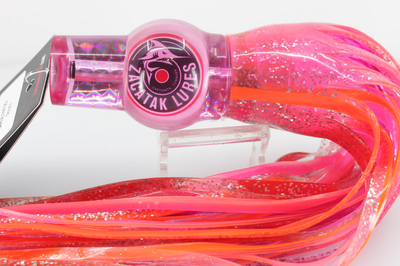 Zacatak Lures Pink Rainbow Scale Large Fatso 12" 6.7oz Skirted Pinky