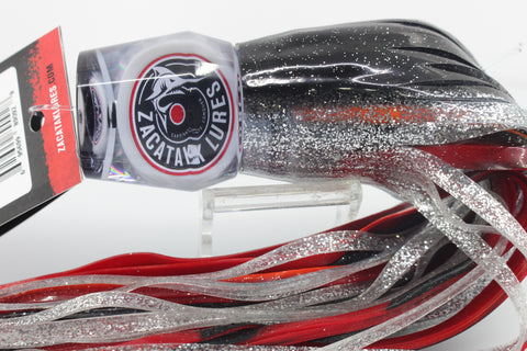 Zacatak Lures Red Rainbow Scale Large Roach 12" 6.5oz Skirted Redbait