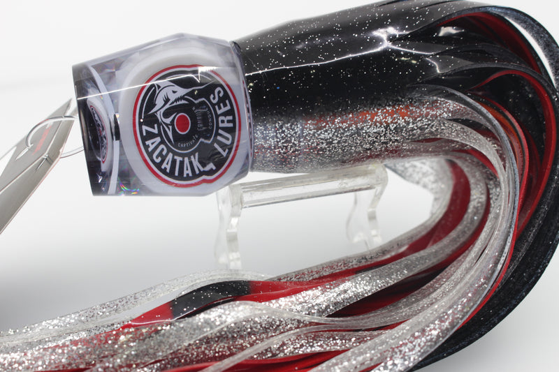 Zacatak Lures Red Rainbow Scale Large Roach 12" 6.5oz Skirted Redbait