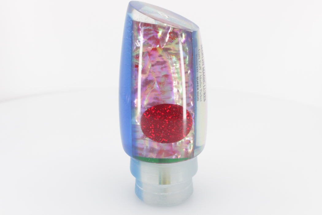 Marlin Magic Pink Awabi Shell Blue Back Red Eyes Super Dog 16" 12oz EZ-K