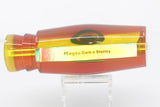 Moyes Lures Bleeding Mackerel Yellow MOP Red Back Dark-N-Stormy 14" 8.6oz