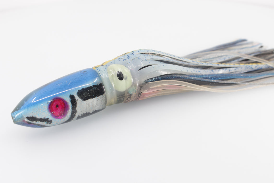 Matty Geimer Blue-Silver Fish Head Bullet 9" 4.5oz Pre-Owned