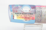 Marlin Magic Lures Pink Awabi Pearl Blue Back Doll Eyes Henry 12" 11.5oz Skirted