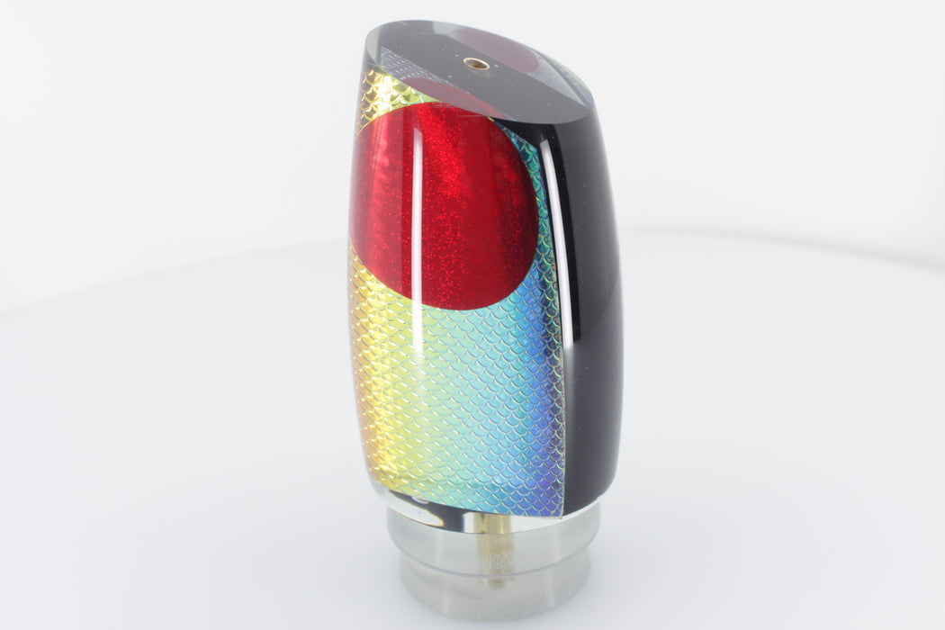 Koya Lures Rainbow Scale Black Pearl Large Poi Dog 16" 12oz EZ-K