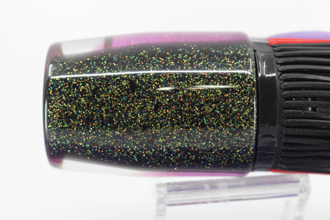 Amaral Lures Purple Glitter Pearl Black Back Super Jararaca 15" 6.7oz