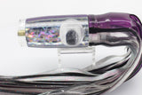 Koya Lures Silver Rainbow Streak Purple Pearl Hard Head 12" 8oz Skirted Skipjack Defect