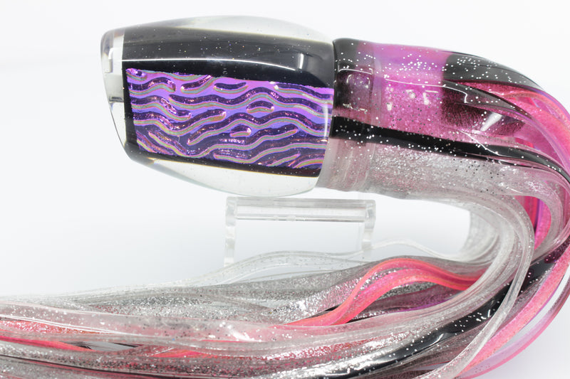 Marlin Magic Purple-Ice Blue Lava Black Magic Bog Eye 14" 11oz Skirted