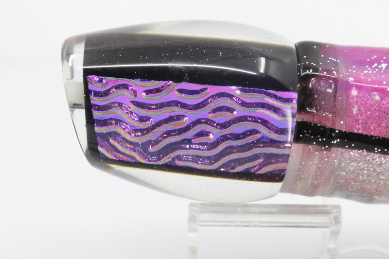 Marlin Magic Purple-Ice Blue Lava Black Magic Bog Eye 14" 11oz Skirted