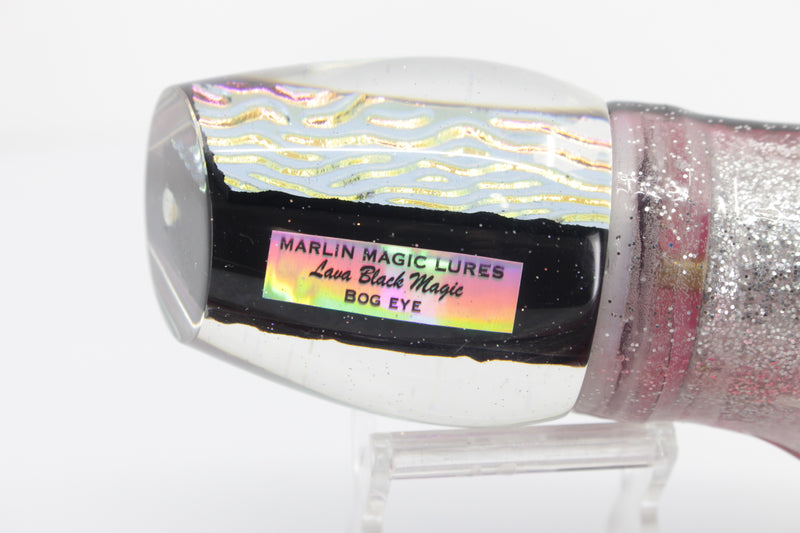 Marlin Magic Purple-Ice Blue Lava Black Magic Bog Eye 14" 11oz Skirted
