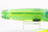 Coggin Lures Lumo-Yellow Mirrored Old Style Stick Swimmer 12" 8oz Skirted