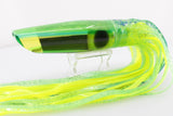 Coggin Lures Lumo-Yellow Mirrored Old Style Stick Swimmer 12" 8oz Skirted