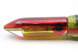 Coggin Lures Gold Rainbow Red-Orange Back Peanut Stick Bullet 5.5" 3oz
