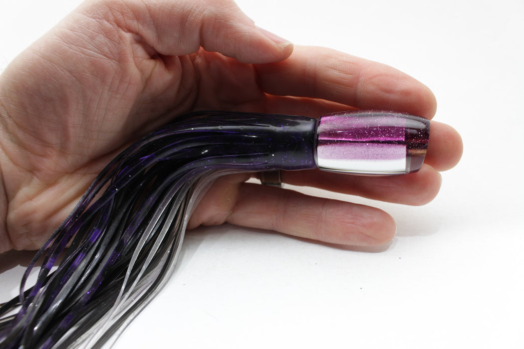 Coggin Lures Mirrored Purple Glitter Back Maui Peanut 5.5" 3oz
