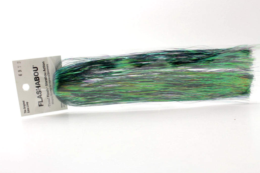 Flashabou Dyed-Pearl 10" Color #6972 - Peacock Green