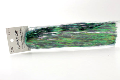 Flashabou Dyed-Pearl 10" Color #6972 - Peacock Green