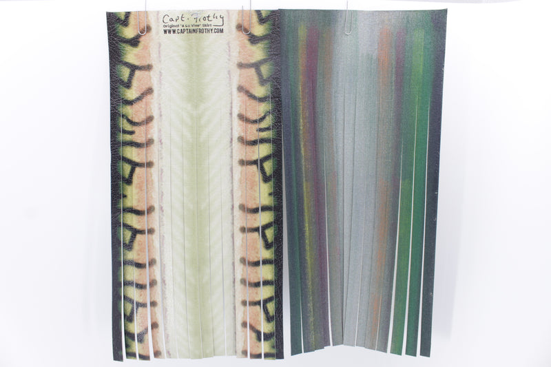 Frothy "A La Vive" Pre-Cut Vinyl Sheets - Mackerel Fire V1