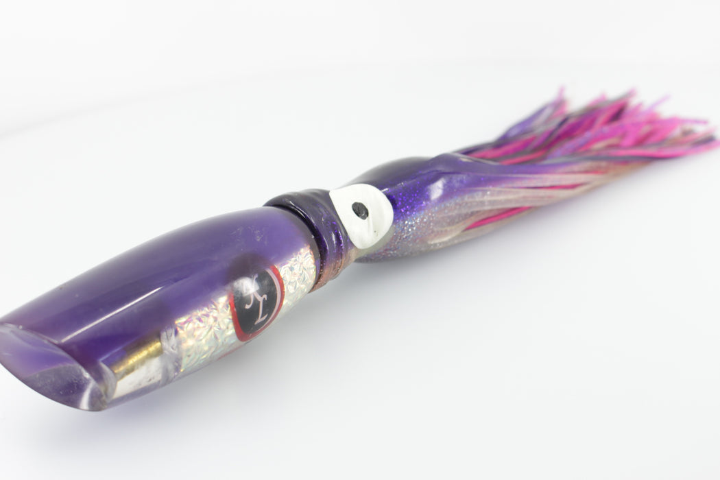 Kahalau Lures Rainbow Dragon Skin Purple Back Slanted Invert 9" 9oz Pre-Owned
