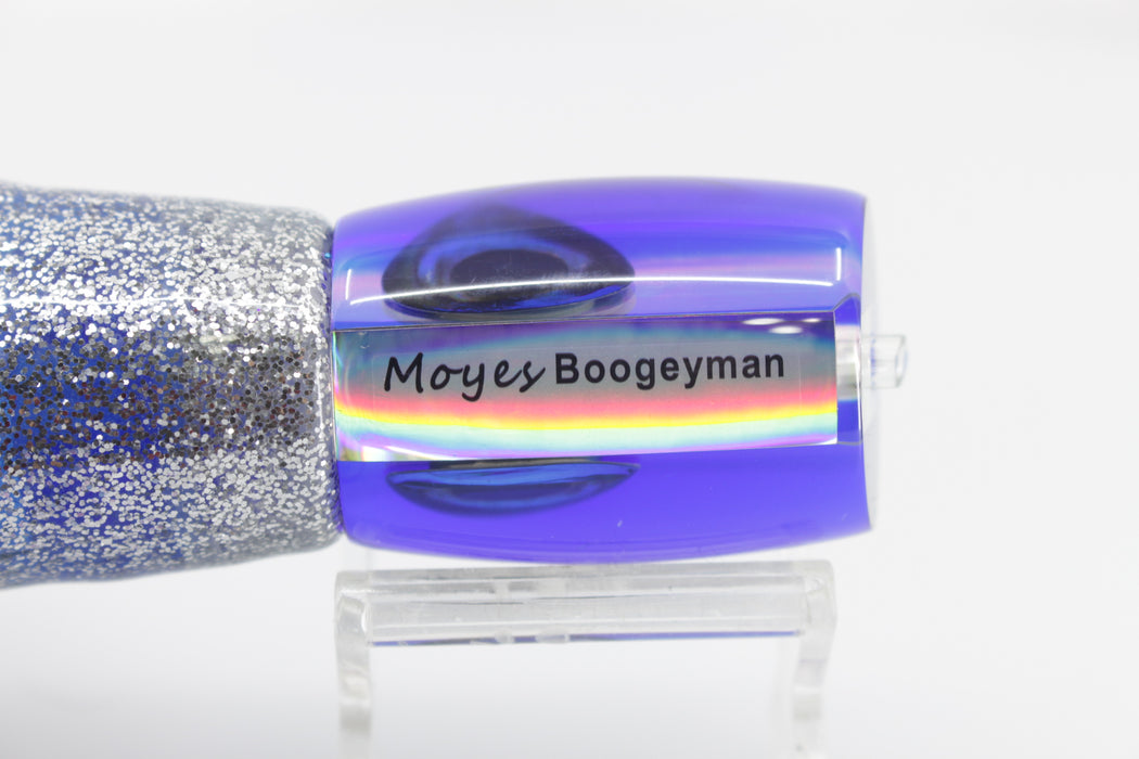 Moyes Lures Mirrored Rainbow Blue Back Boogeyman 12" 7oz Skirted