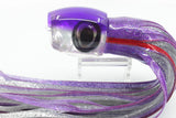 Moyes Lures White MOP Purple Back Blaster 12" 8oz Skirted