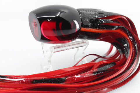 Moyes Lures Red Mirrored Black Back Blaster 12" 8oz Skirted