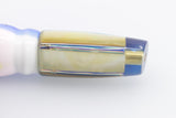 Coggin Lures Real Golden MOP Dark Blue Back Peanut Stick 5.5" 2oz Blue-White-Pink