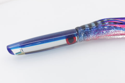 Coggin Lures Mirrored Blue Back Pencil Stick Swimmer 5.5" 2oz Blue-Silver-Pink