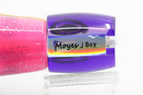 Moyes Lures Rainbow Mirrored Purple Back Medium J-Boy 12" 7oz Skirted
