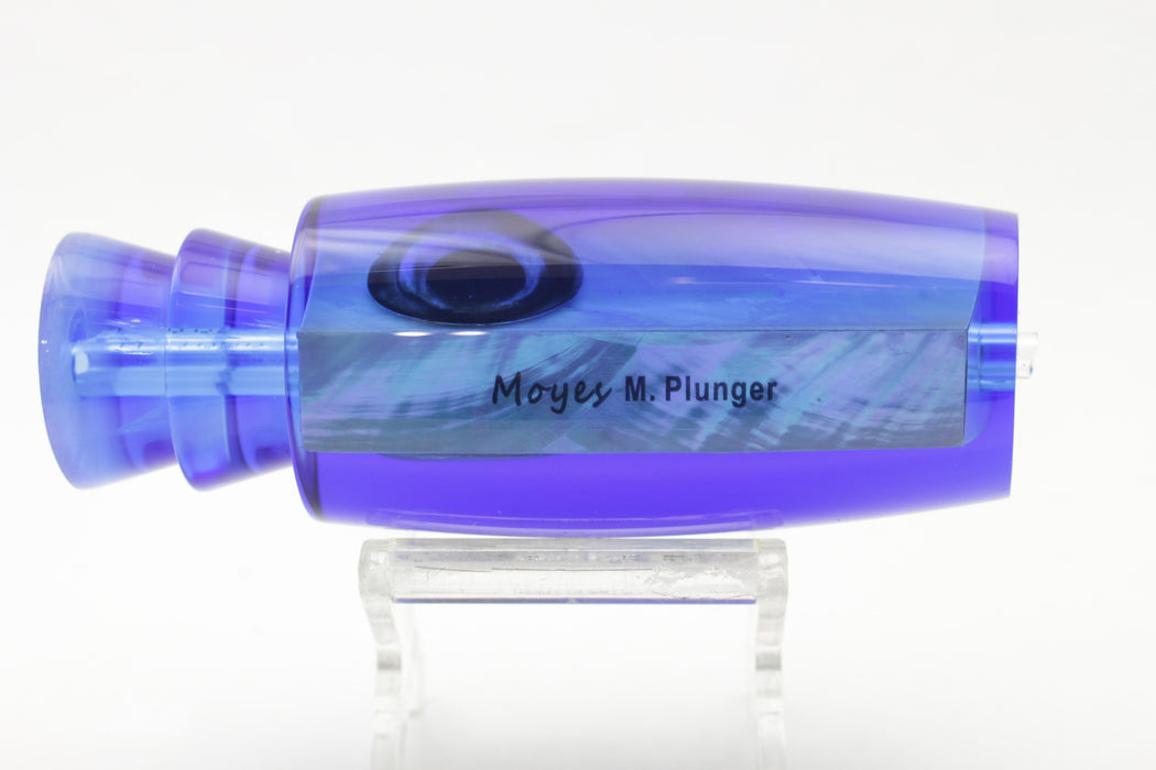 Moyes Lures Blue MOP Blue Back Medium Plunger 12" 5oz