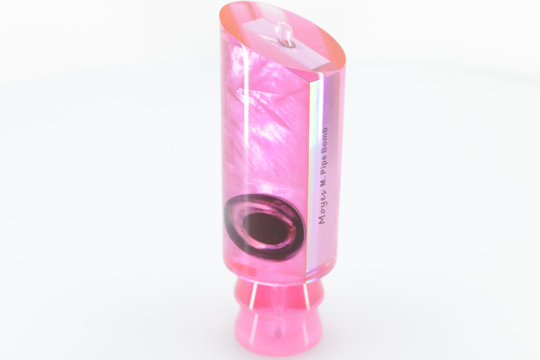 Moyes Lures Pink MOP Medium Pipe Bomb 12" 4.6oz