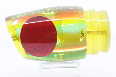 Koya Lures Yellow Rainbow Holographic Glitter Pearl XL 861 16" 12oz