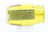 Koya Lures Yellow Rainbow Holographic Glitter Pearl XL 861 16" 12oz