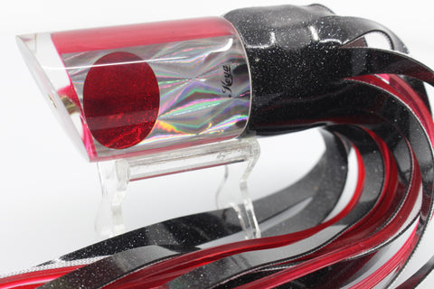Koya Lures Silver Diamond Rainbow Red Pearl Medium Tube 12" 6.5oz Vinyl