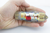 Tanigawa Lures Rainbow Cracked Glass 4-Hole Bullet 9"+ 8oz