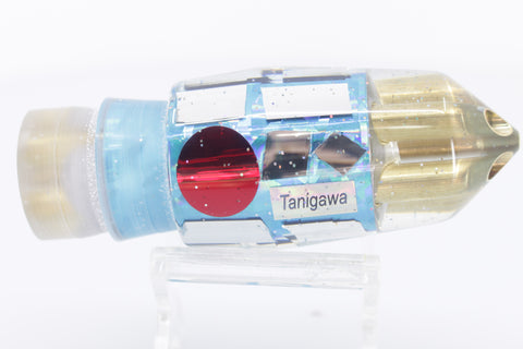 Tanigawa Lures Ice Blue Rainbow Cracked Glass 4-Hole Bullet 9"+ 8oz