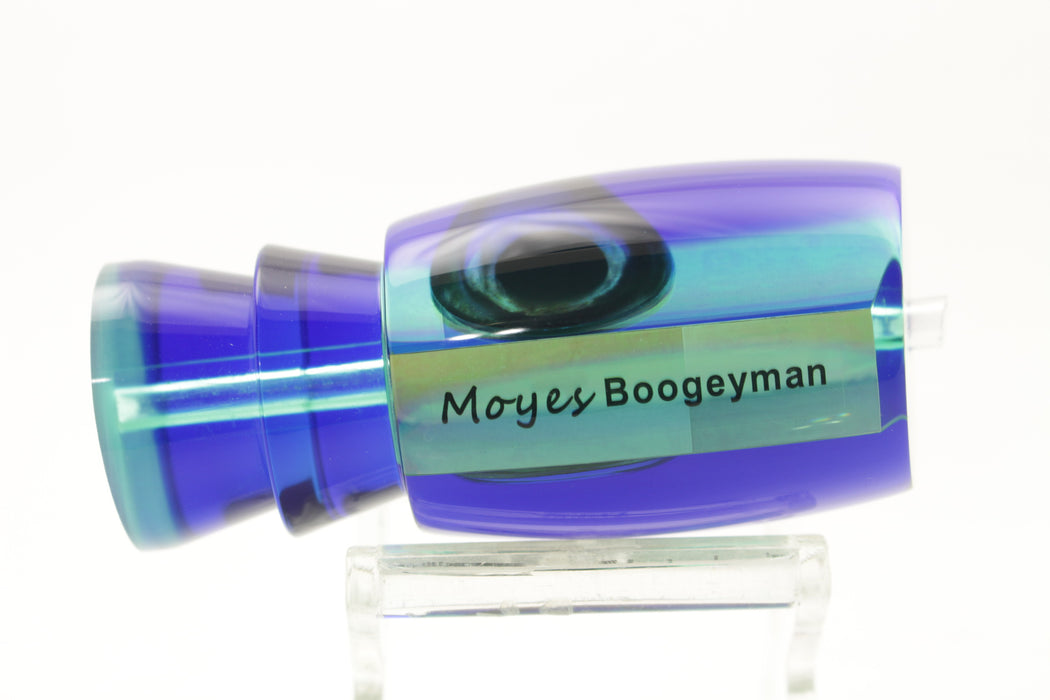 Moyes Lures Teal Rainbow Blue Back Boogeyman 12" 4oz