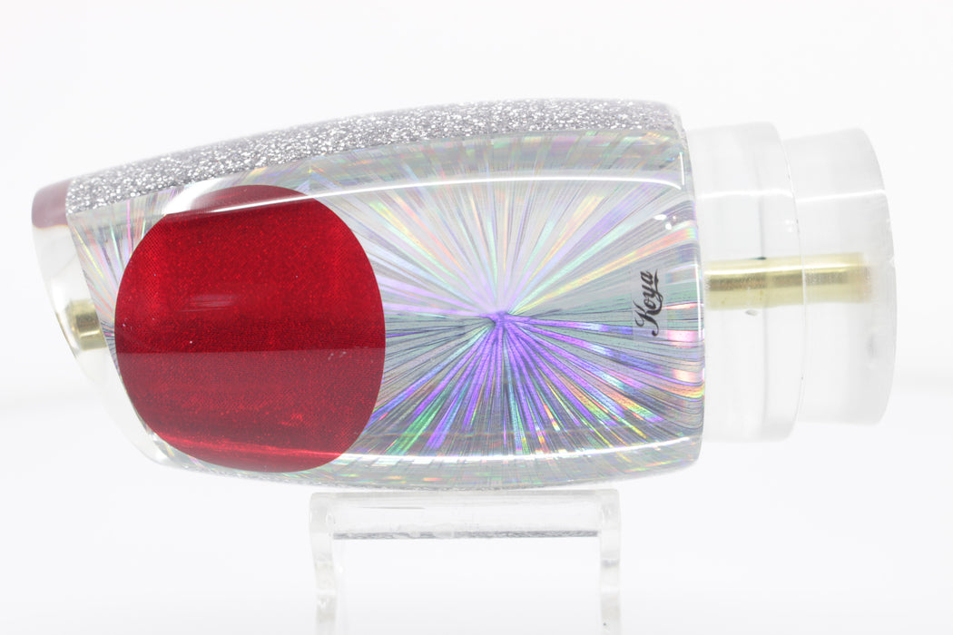 Koya Lures Silver Starburst Silver Glitter Pearl Large Poi Dog 16" 12oz EZ-K