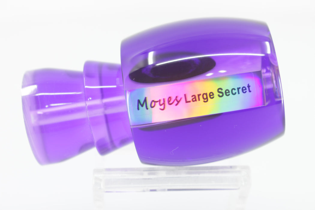 Moyes Lures Purple MOP Purple Back Large Secret 12" 3oz