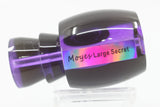 Moyes Lures Purple MOP Black Back Large Secret 12" 3oz