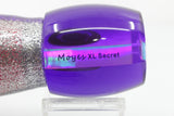 Moyes Lures Purple MOP Purple Back XL Secret 14" 9oz Skirted