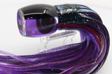 Moyes Lures Purple MOP Black Back Large Secret 12" 6.5oz Skirted