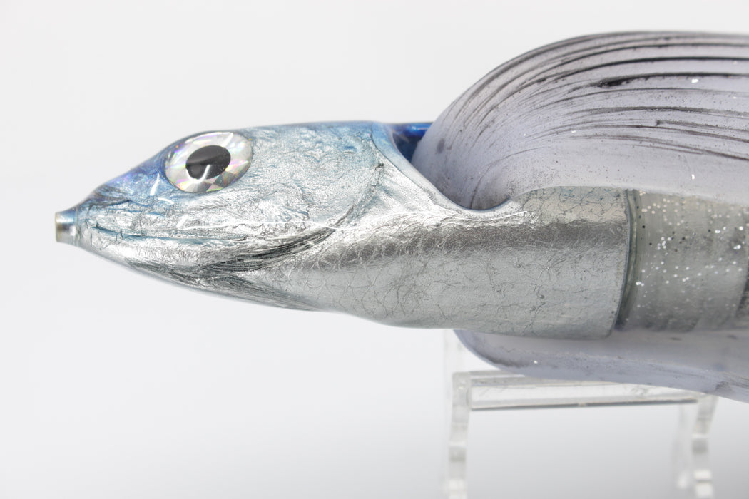 Niiyama Lures Dark Blue Back Flying Fish Silicone Wings 12" 14oz Skirted Blue-Silver